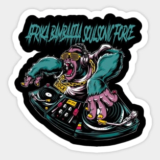 AFRIKA BAMBAATAA & SOULSONIC FORCE RAPPER Sticker